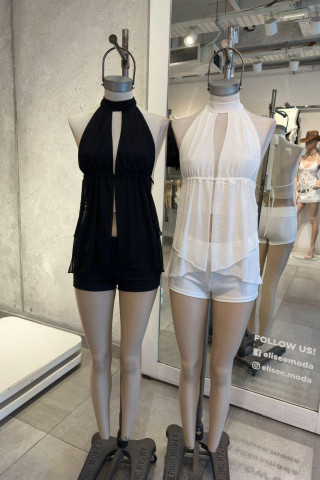 TOP TUL CUELLO ALTO - Art.1033