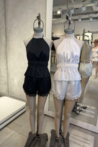 SHORT SATEN CON PUNTILLA - Art.538