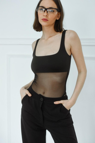 BODY MICROF COMBINADO CON TUL - Art.865