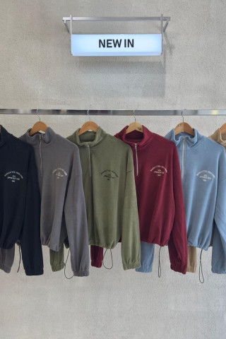 BUZO MICROPOLAR CON BORDADO Y CIERRE - Art.324