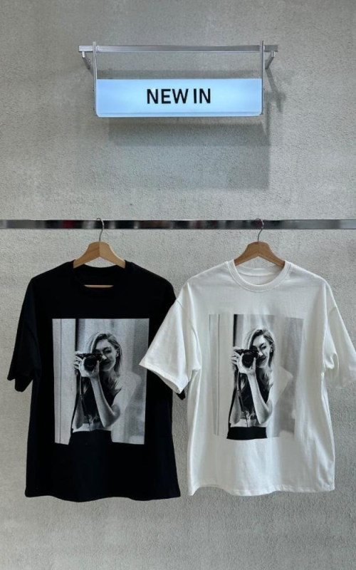 REMERA JERSEY BOXIE "KATE MOSS CÁMARA" - ART. 202