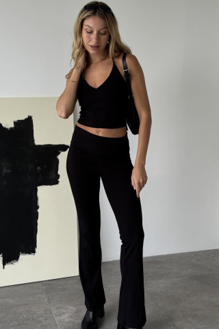 PANTALON LYCRA CON DOBLE CINTURA - Art.662