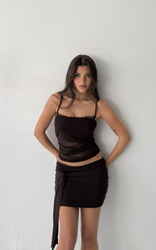 TOP TULL BRETEL CON PUNTILLA - ART.107