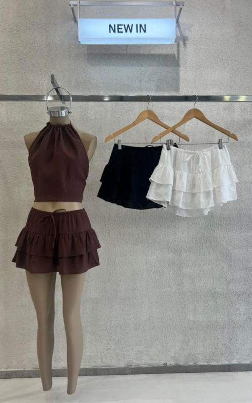 FALDA VOLADOS FERRAGAMO TELA PLANA - ART. 530